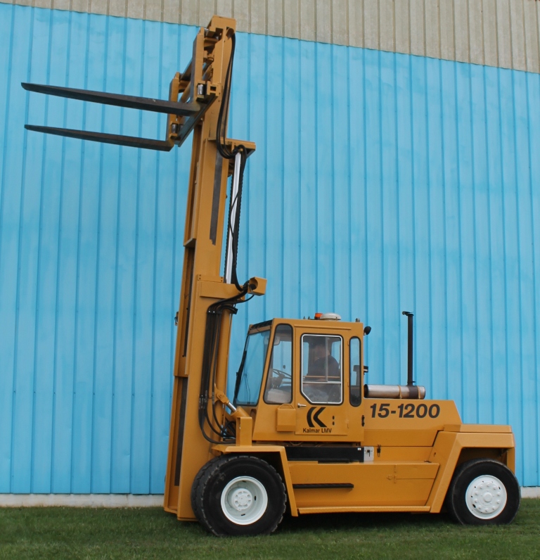 Kalmar Model DC151200 33,500 Forklift, 1989 SN T340121625 Zedco