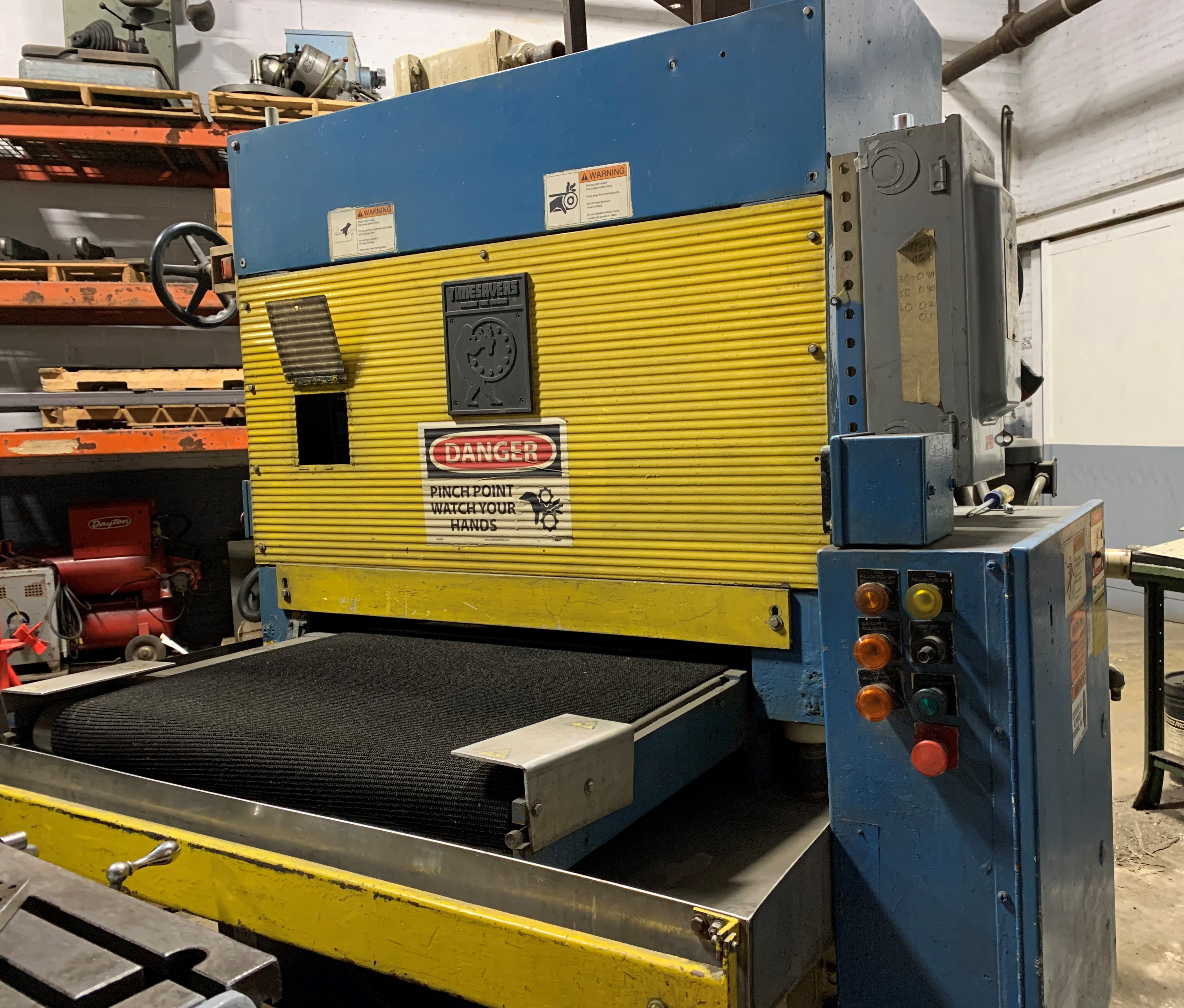 Timesaver 36” Width Model 1371DMW, SN 19255Y Zedco Machinery